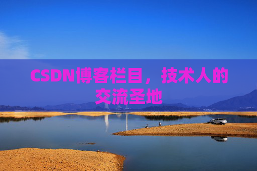 CSDN博客栏目，技术人的交流圣地